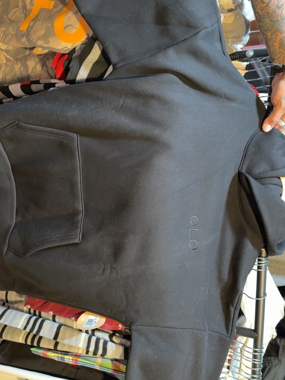 GLO jeans Men's Lightweight Black Shirt Jacket